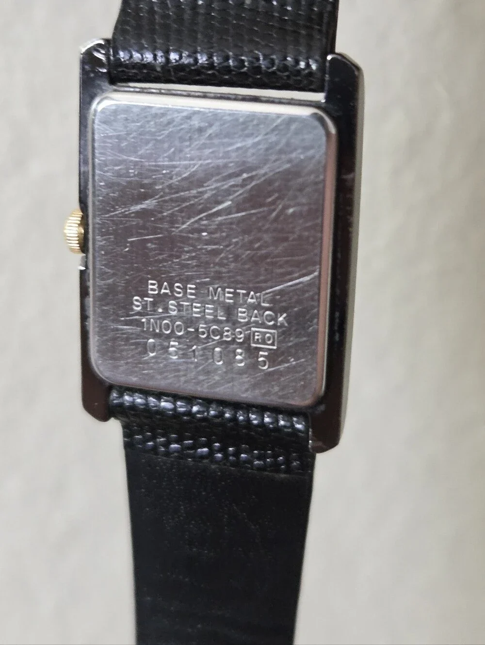 Vintage SEIKO Women’s Tank Watch 18mm Mother Of Pearl Dial 1N00-5C89 New Battery